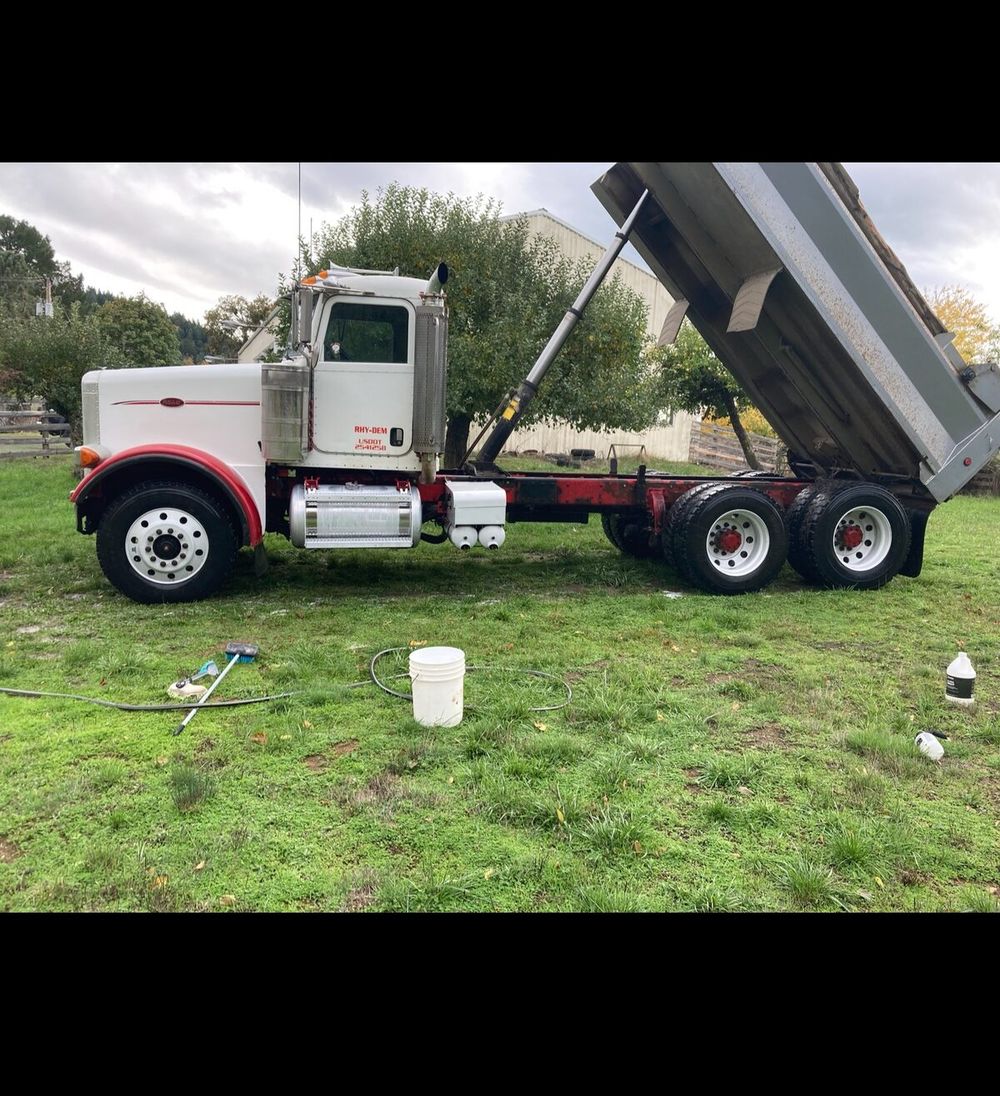 Dump Truck Hauling & Material Delivery work by Russco Enterprises in Douglas County, Oregon.